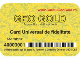 Card GEO GOLD (cadou)
